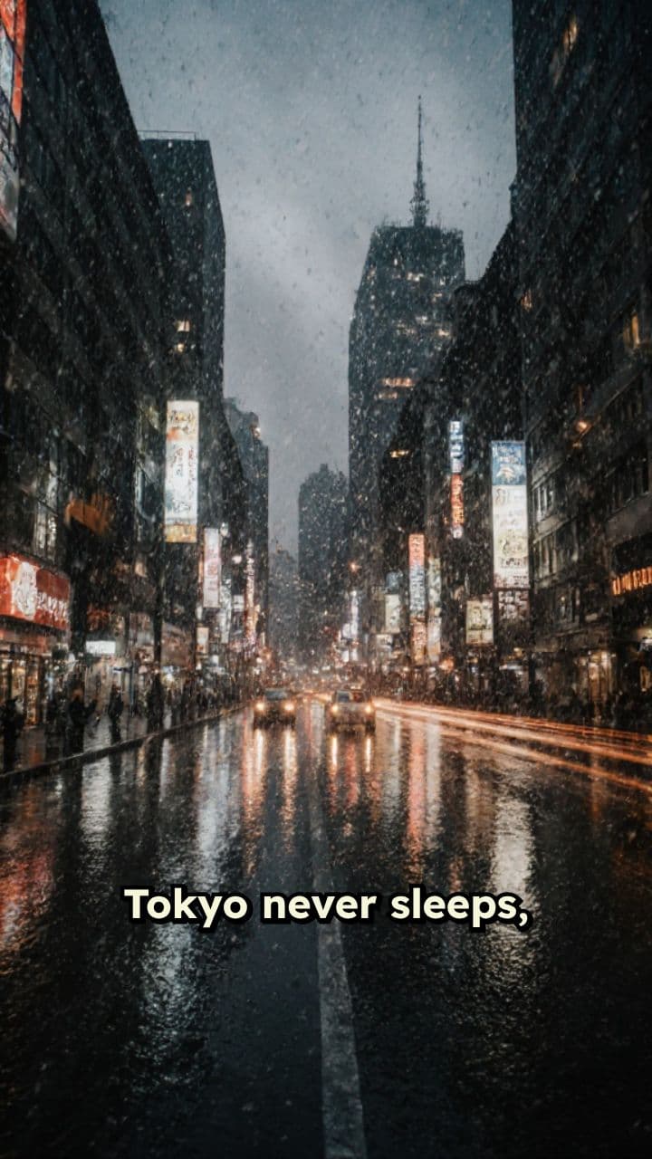 Tokyo's Rain: A Symphony of Serenity
