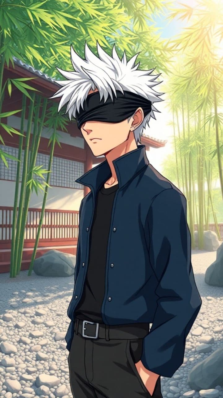 Годжо против Санеми в клинке демонов