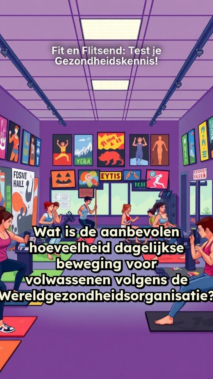 Fit en Flitsend: Test je Gezondheidskennis!