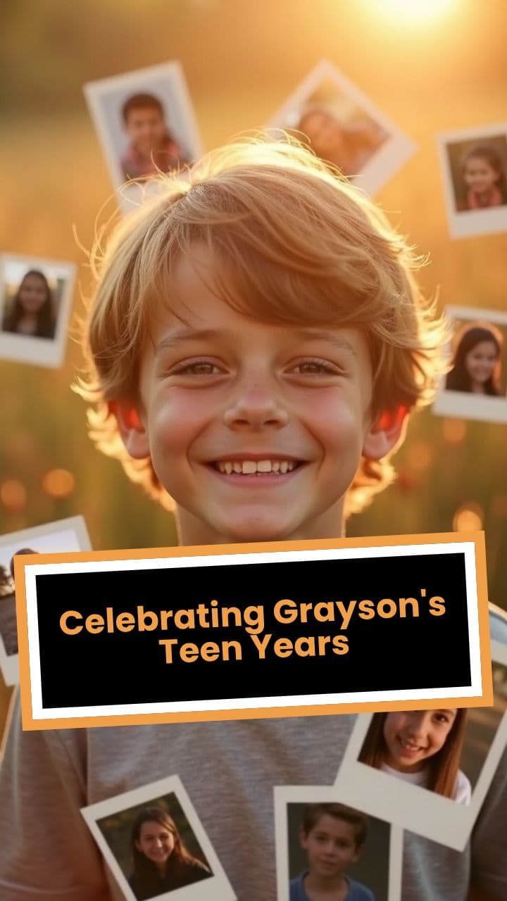 Celebrating Grayson's Teen Years
