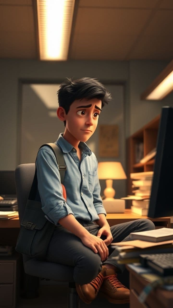 Exténué et en attente