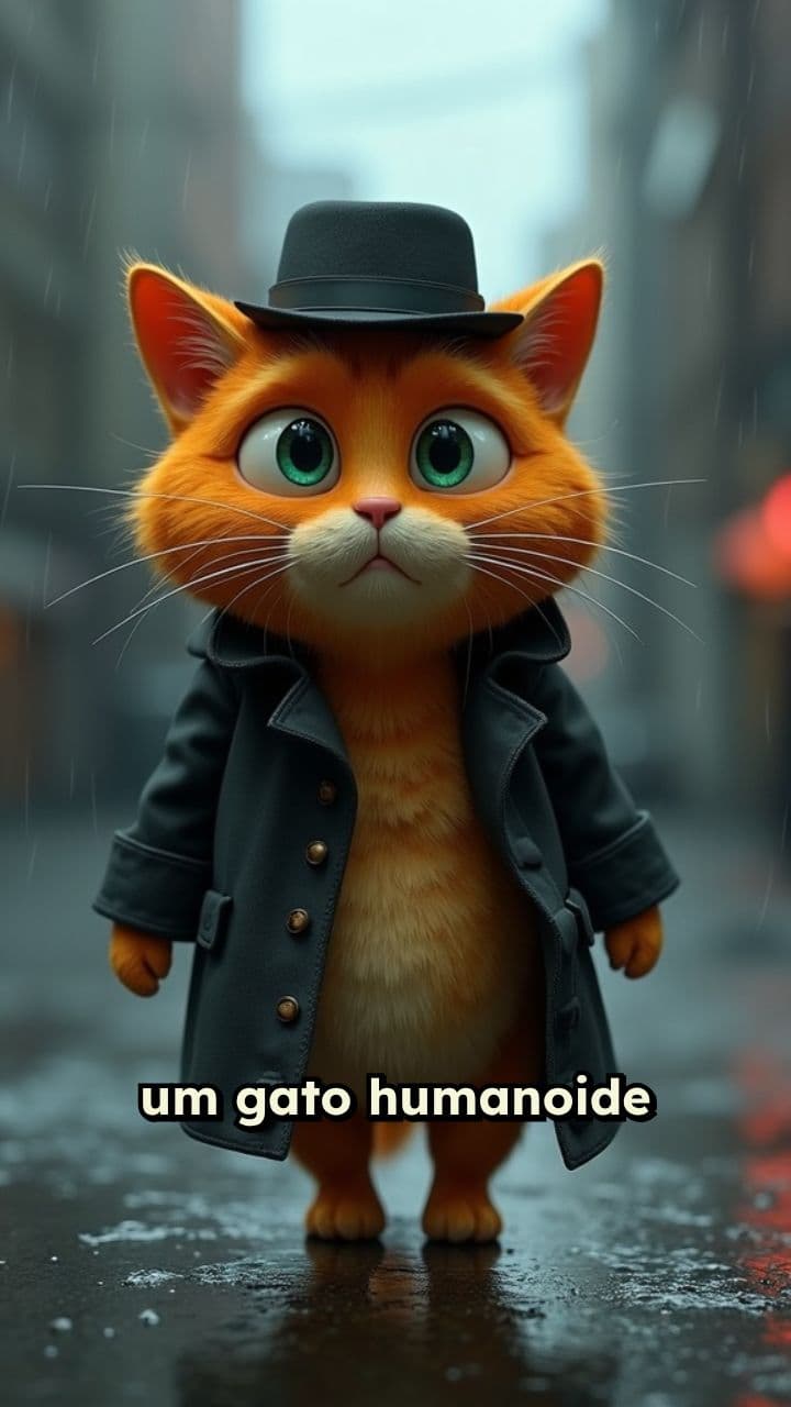 O Gato Humanoide e os Gatinhos Abandonados