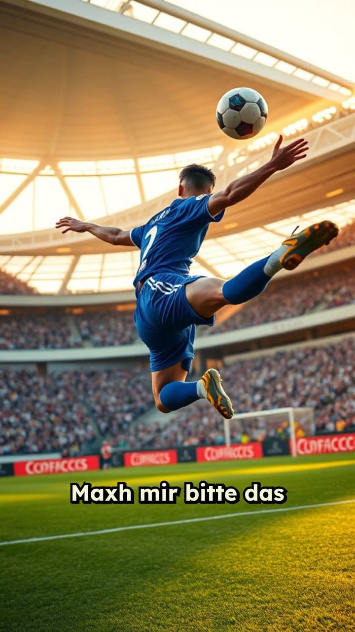 Viral Fußballmoment für TikTok