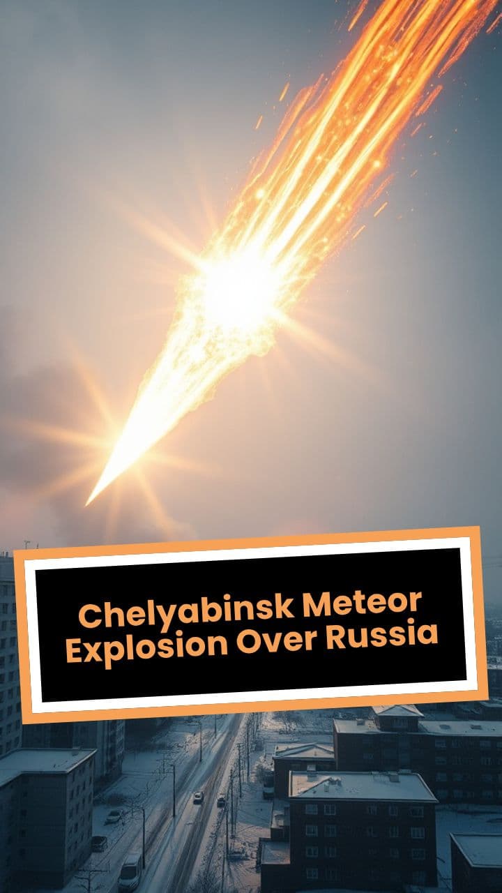 Chelyabinsk Meteor Explosion Over Russia