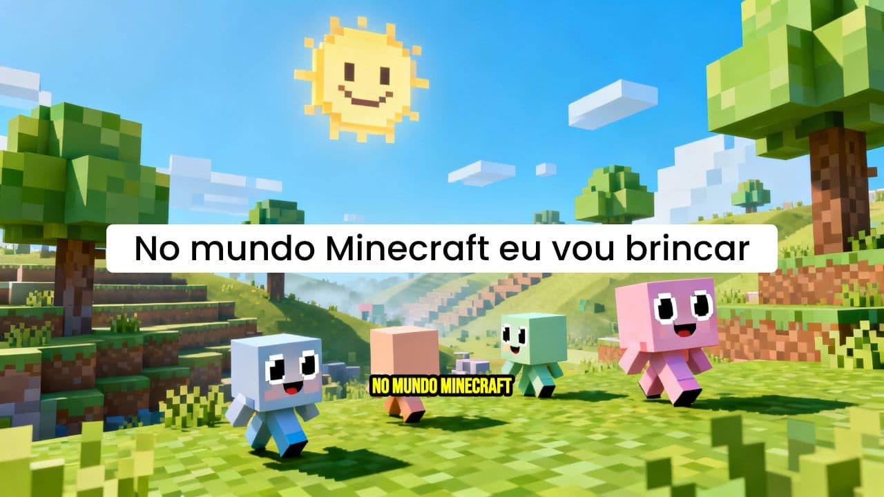 No Mundo Minecraft