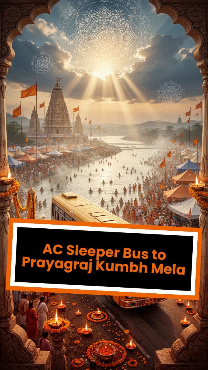 AC Sleeper Bus to Prayagraj Kumbh Mela