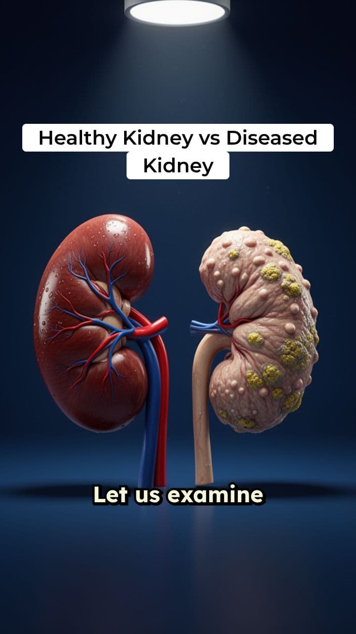 Healthy vs Diseased Kidney: A Medical Comparison (duplicated)