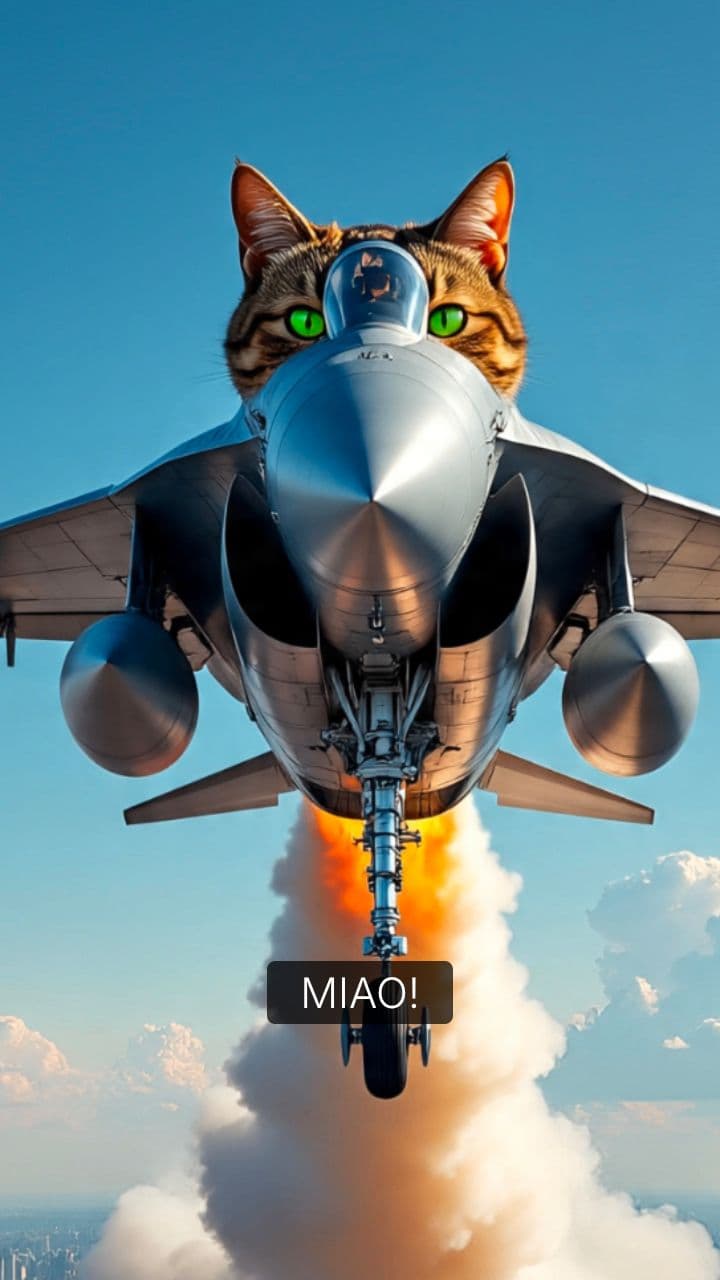 GattoJet di Formaggio: Volare Assurdo!