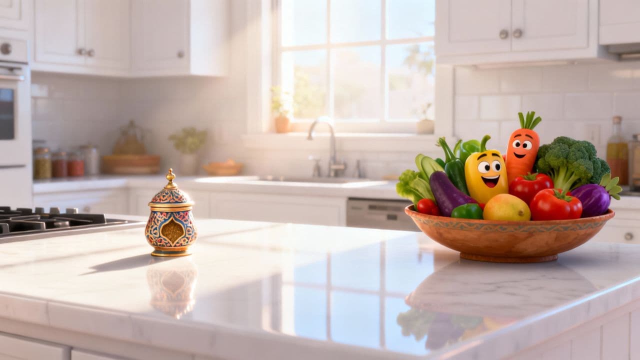 أصدقاء الخضار لمساعدتك على النمو