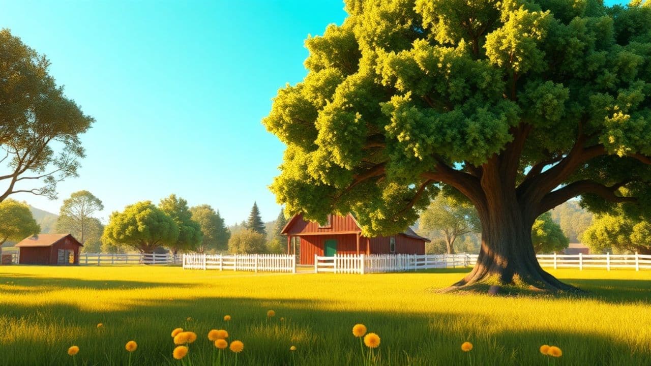 Puișorul cucurucu lângă nucul