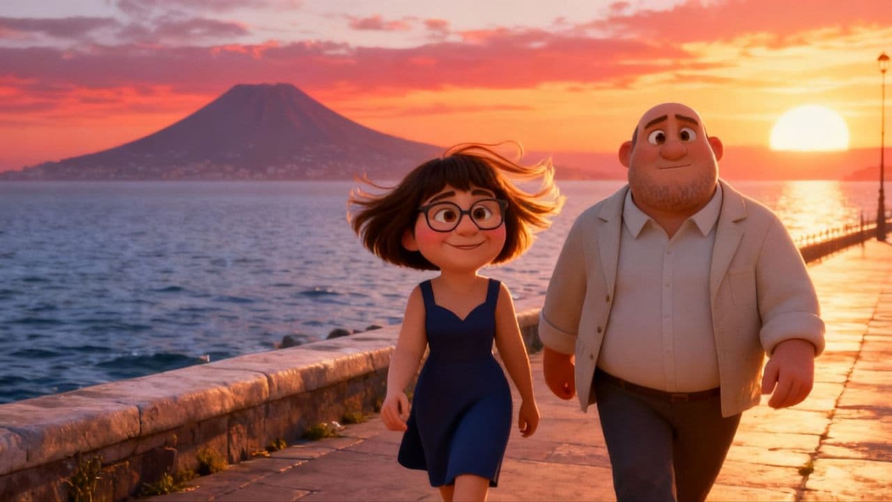 #7519-Neapolitan Sunset Serenade