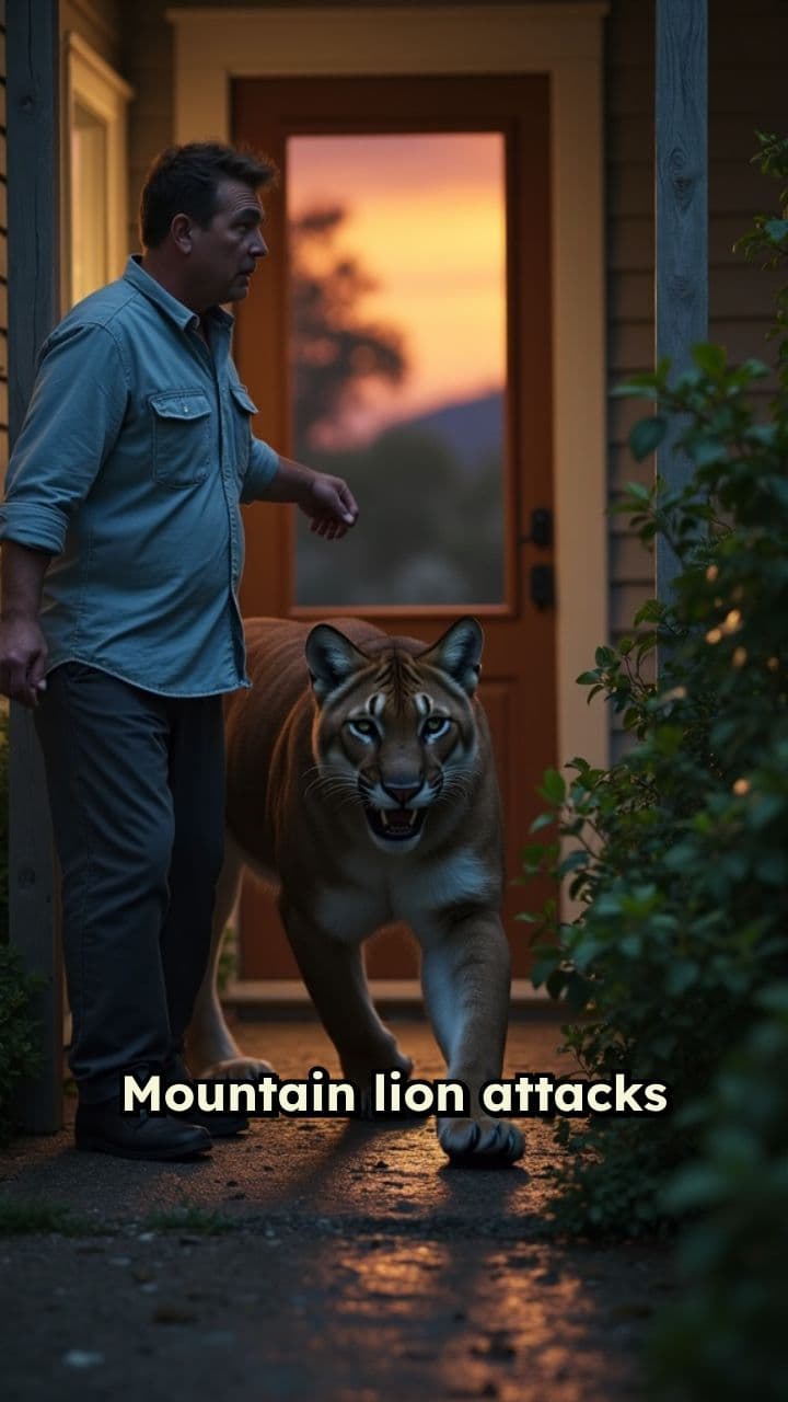 Dog Defends Owner from Mountain Lion Attack