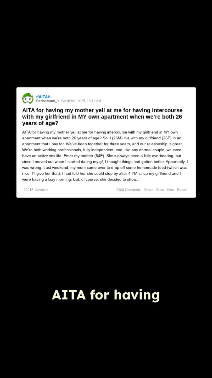 Mom Walked In on Us Unannounced