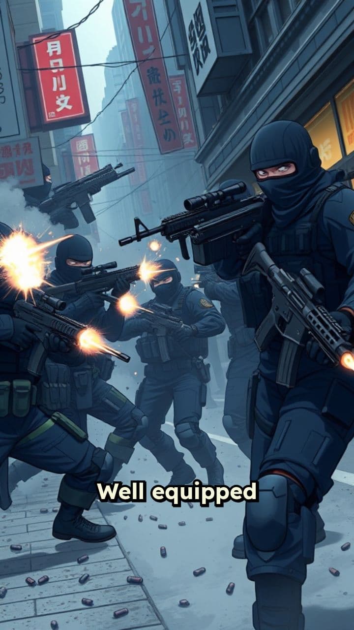 Ограбление с перестрелкой с полицией