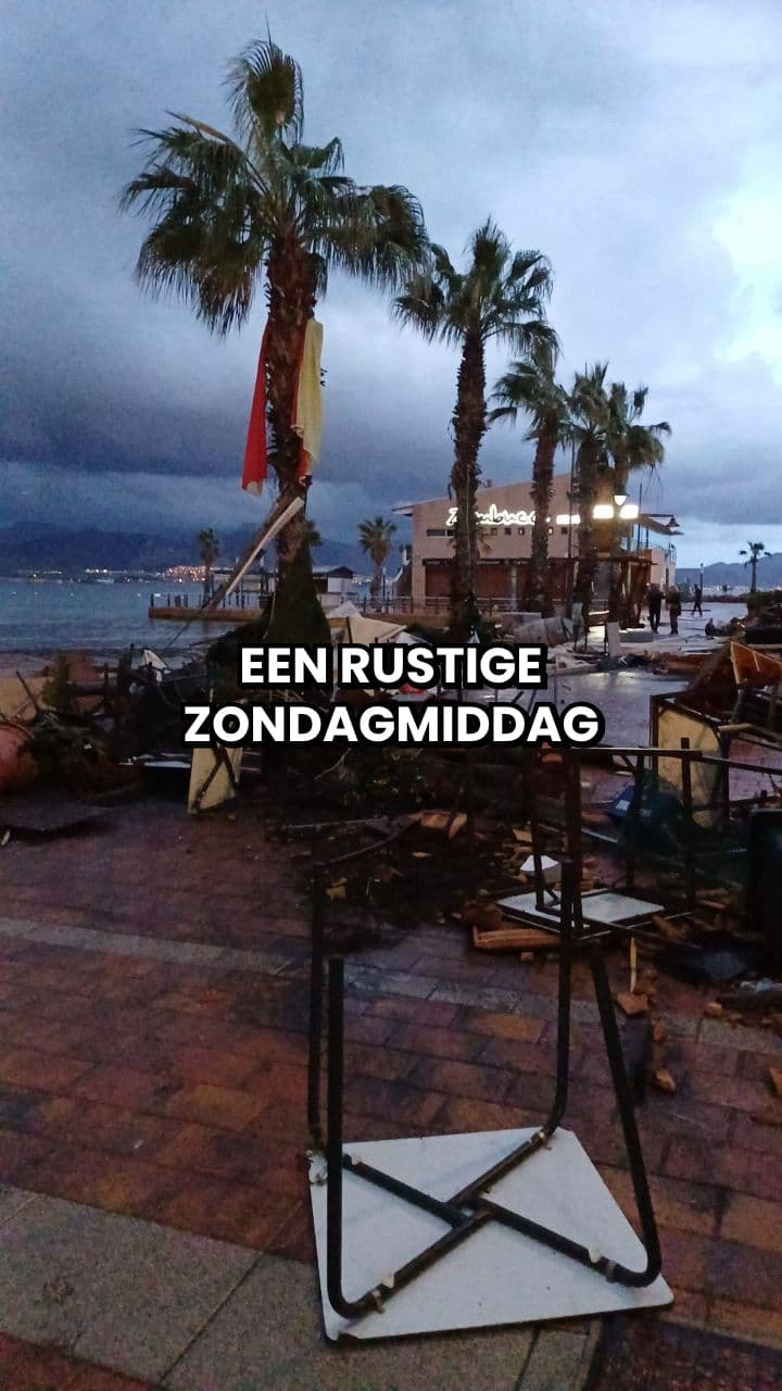 Waterhozen richten ravage aan in Mazarrón