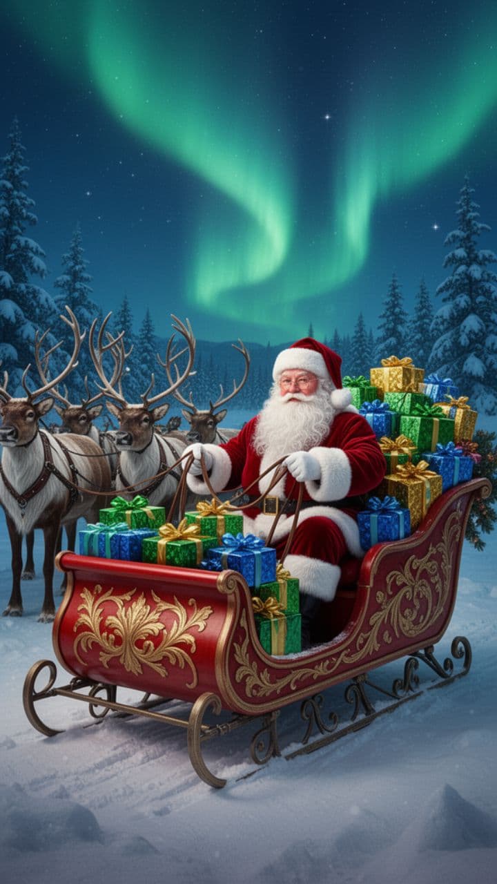 Santa’s Magical Christmas Flight