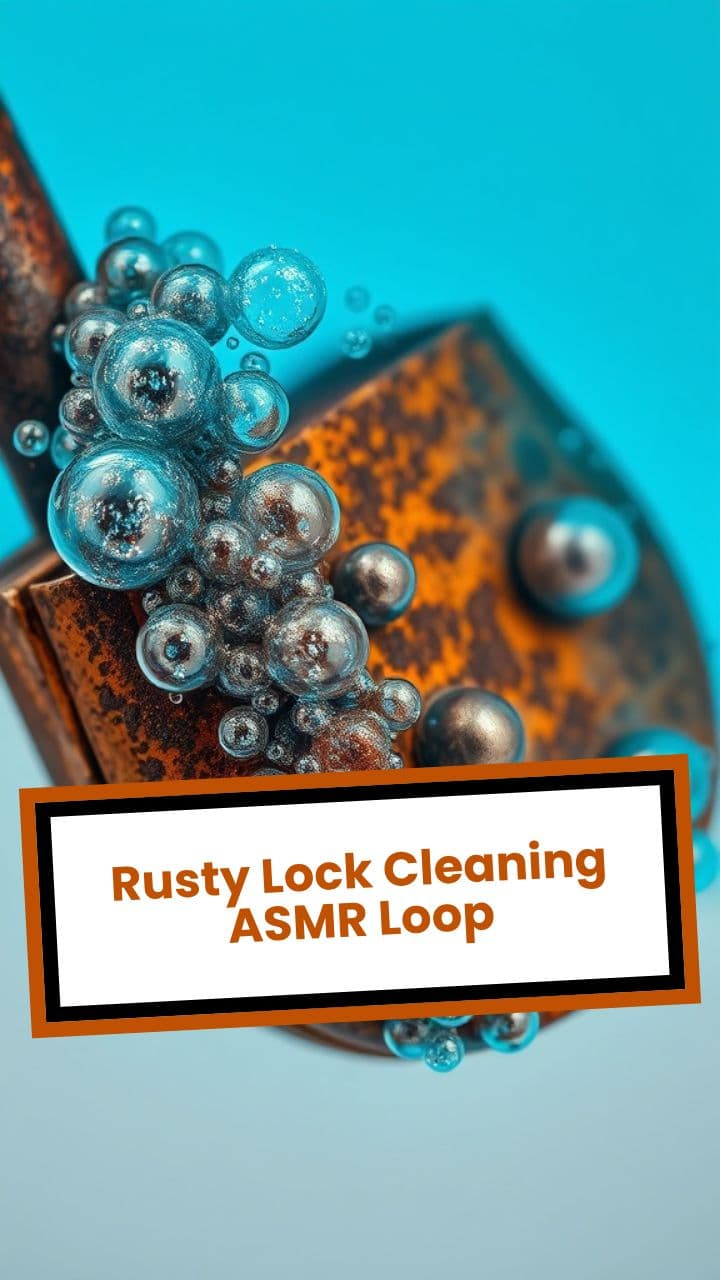 Rusty Lock Cleaning ASMR Loop