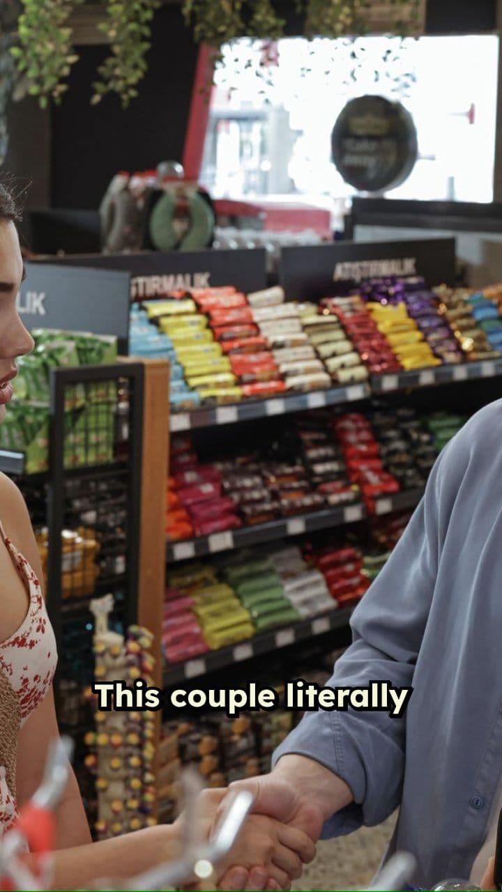 Market Wedding Surprise in Italy