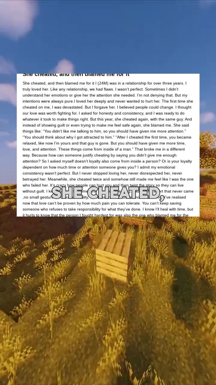 Blame and Betrayal in Love