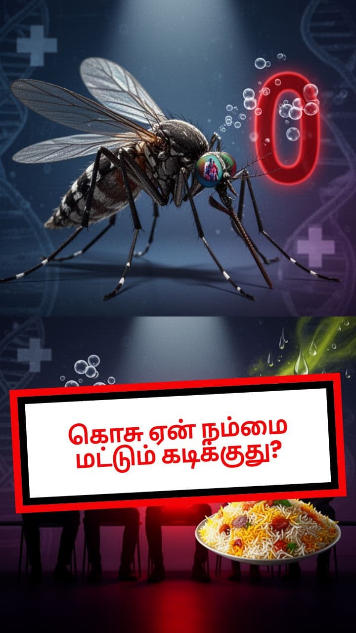 கொசு ஏன் நம்மை மட்டும் கடிக்குது?