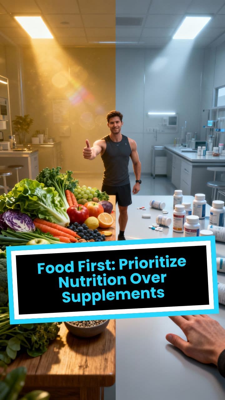Food First: Prioritize Nutrition Over Supplements