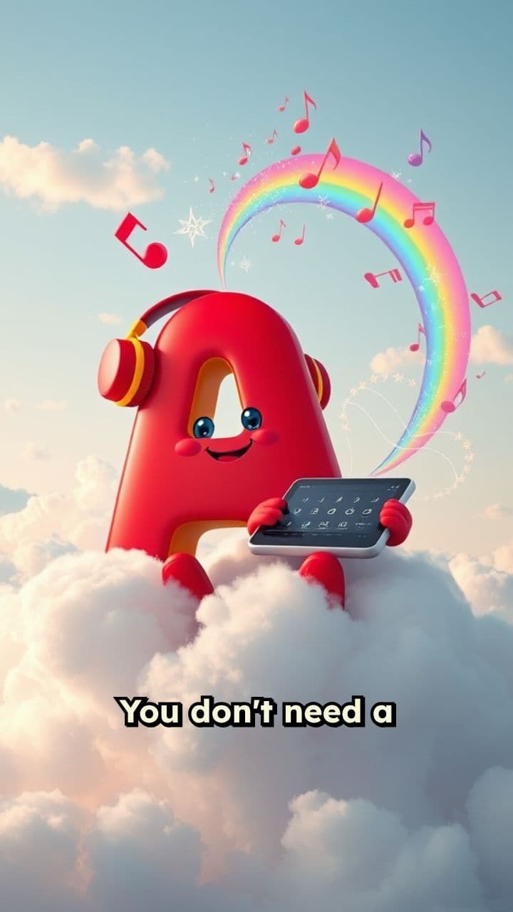 AI-Generated Alphabet Anthem for Kids