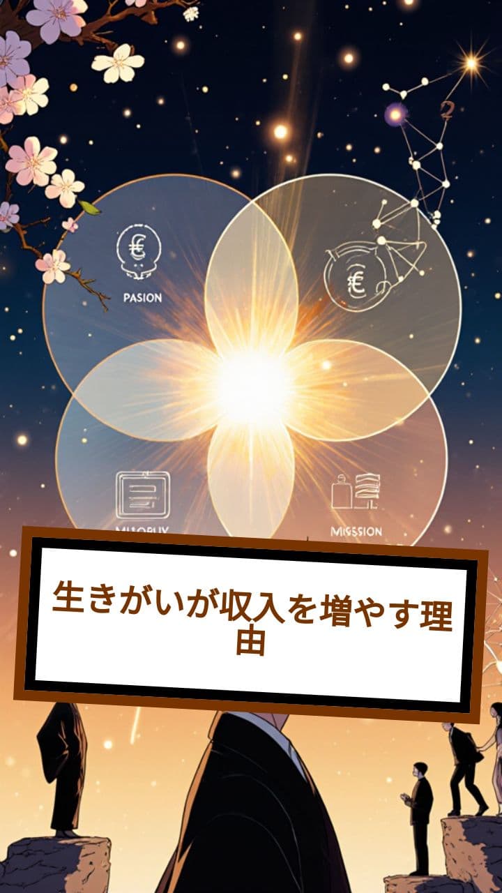 生きがいが収入を増やす理由