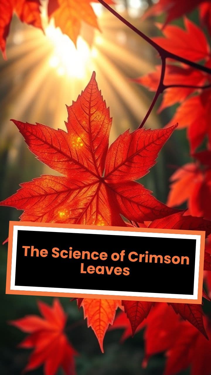 The Science of Crimson Leaves