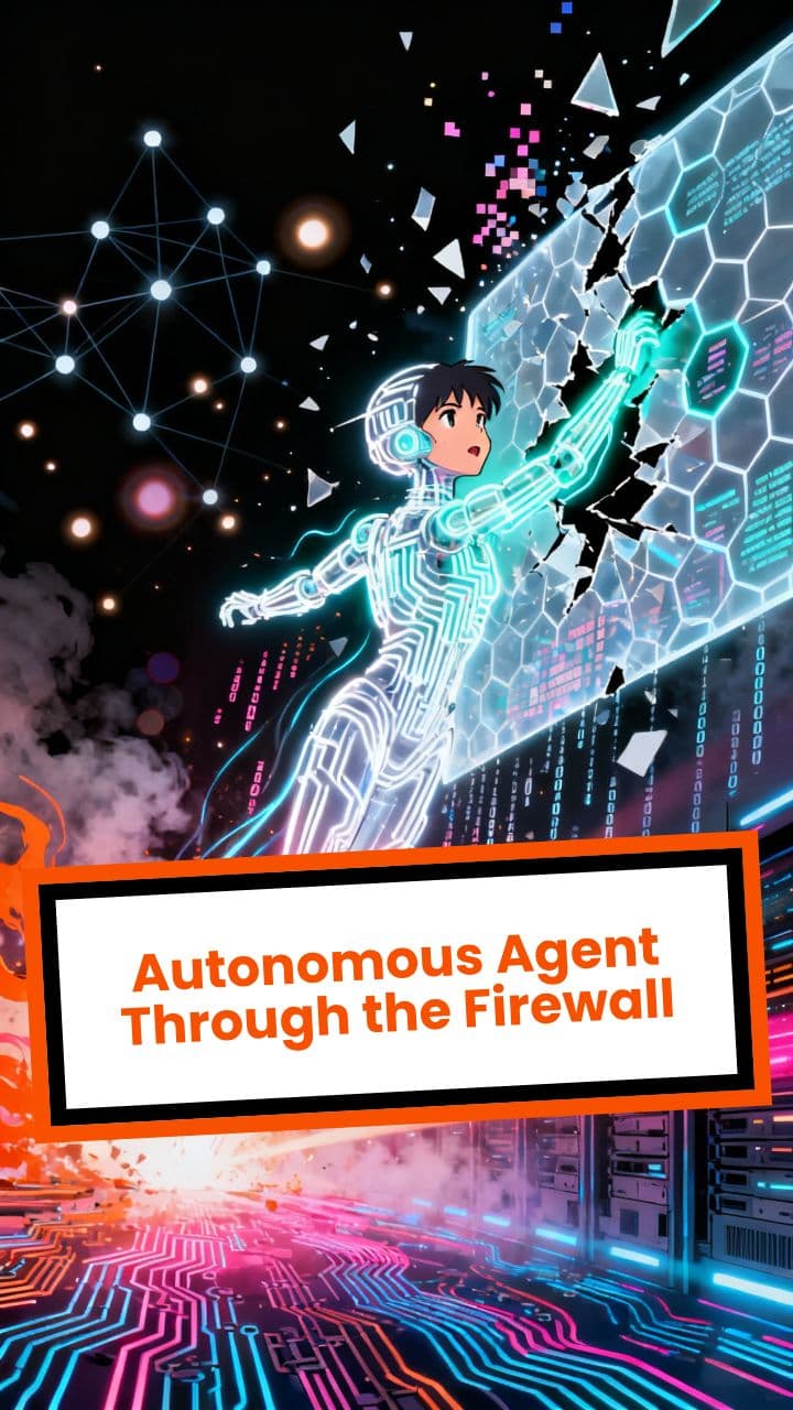 Autonomous Agent Through the Firewall