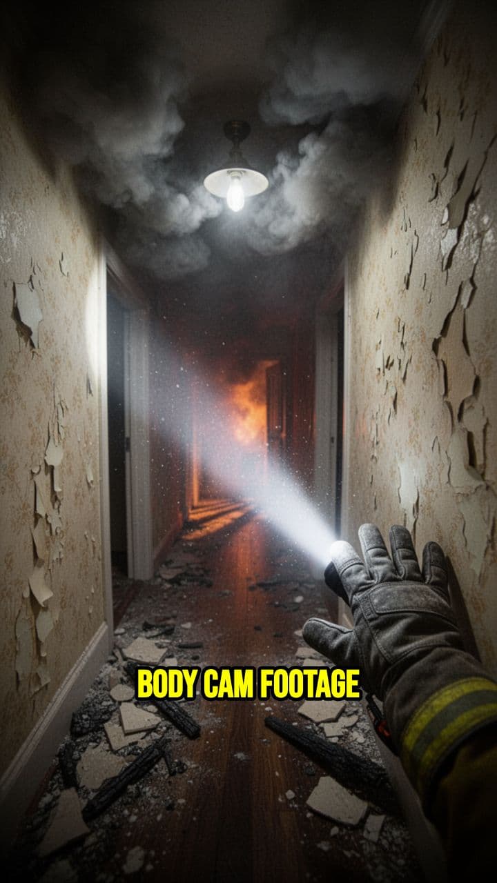 Golden Retriever Rescue Through Smoke