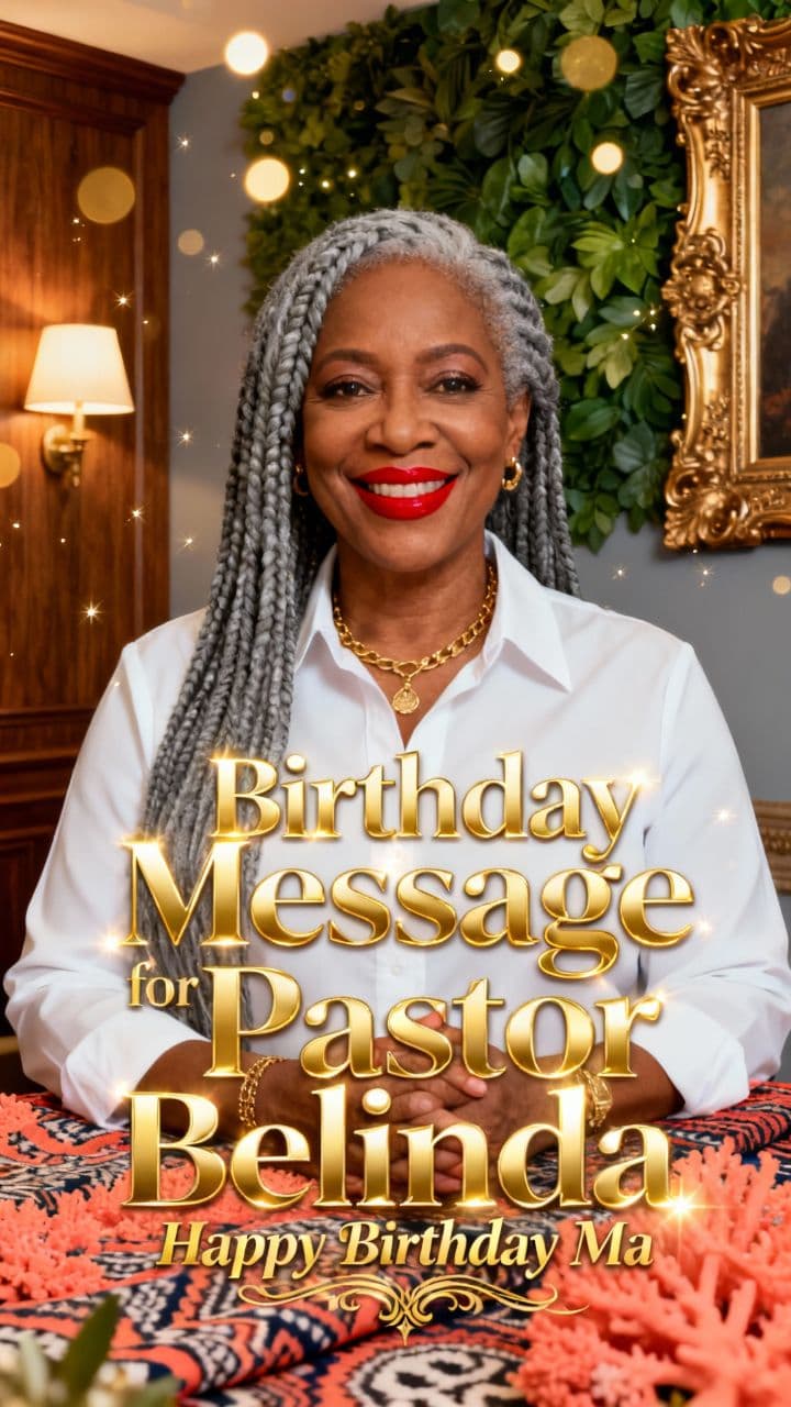 Birthday Message for Pastor Belinda