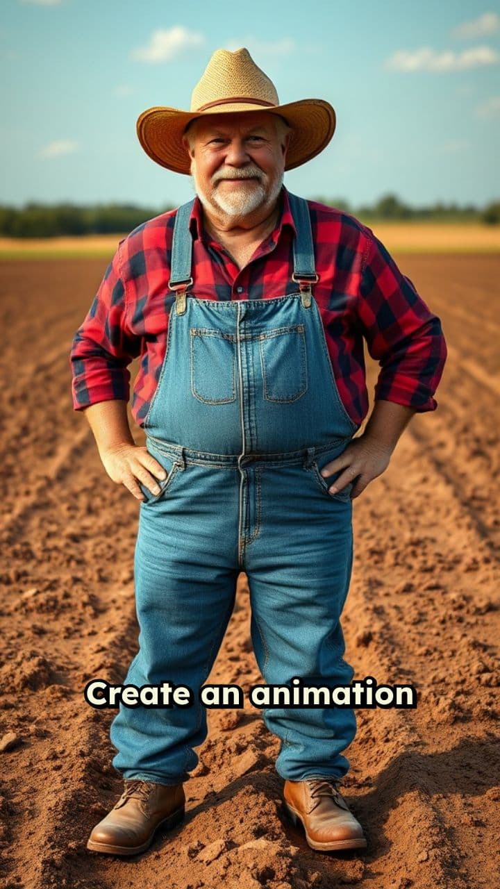 Farmer's Divided Fields Animation