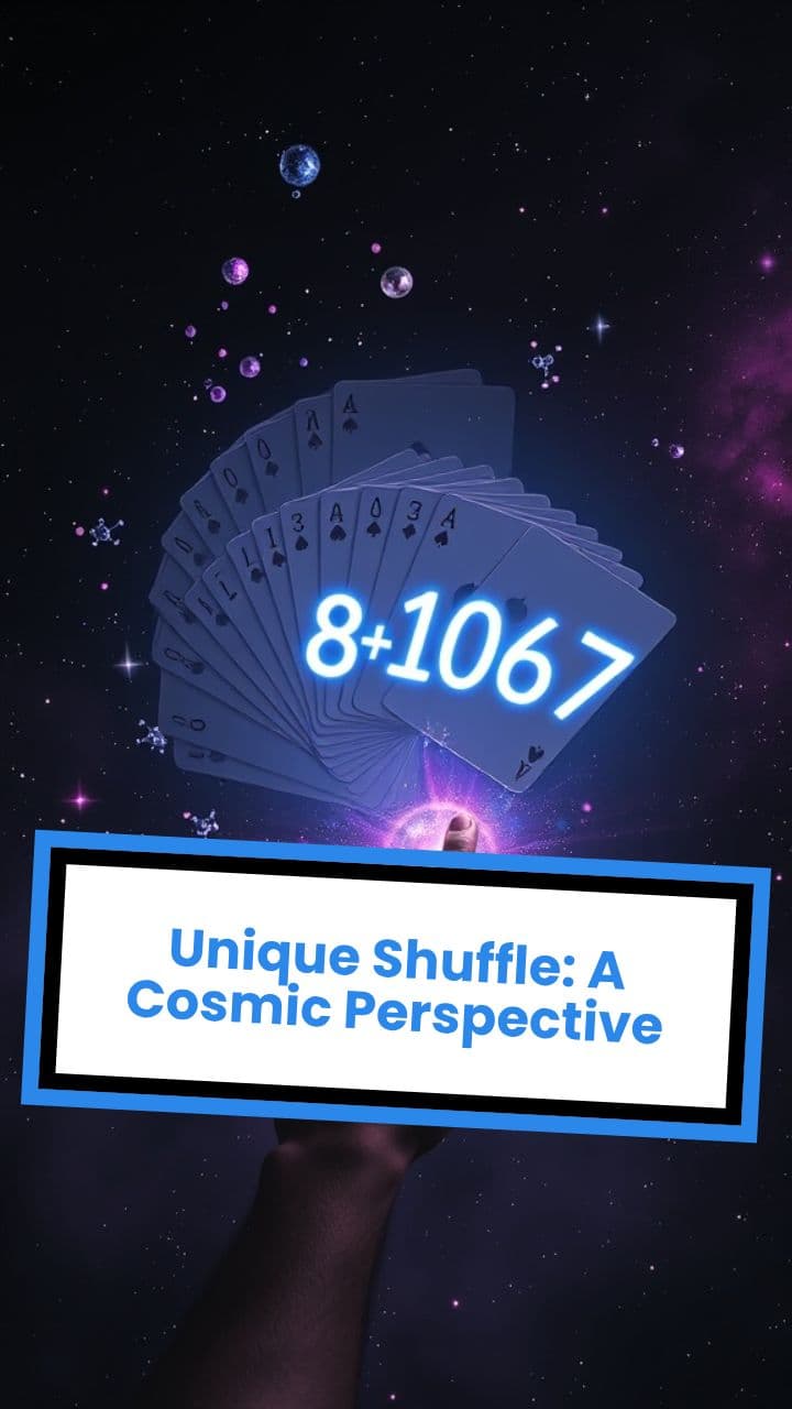 Unique Shuffle: A Cosmic Perspective