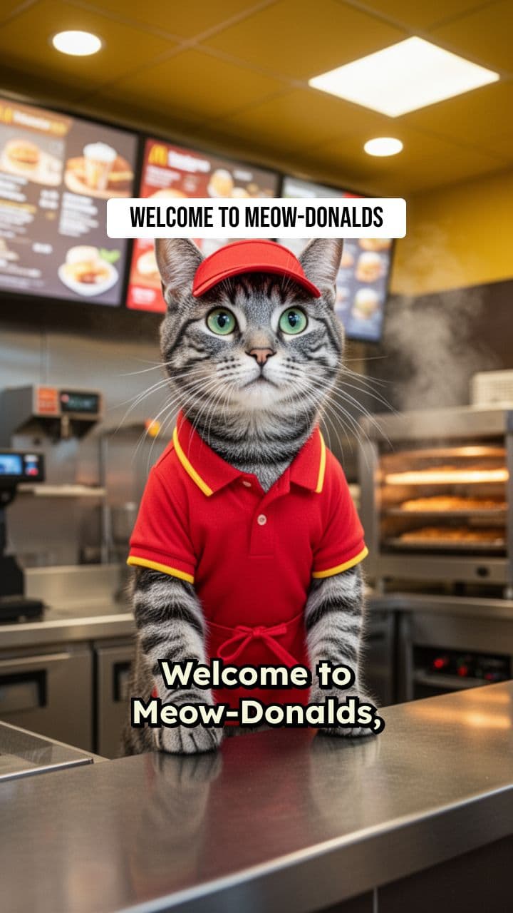 Meow-Donalds: The Cat Crew