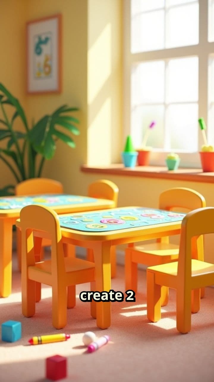 బాలులకు 2 పట్టికలు తయారు చేయండి