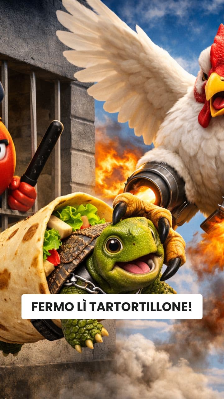 La Fuga del Tartortillone Brainrot