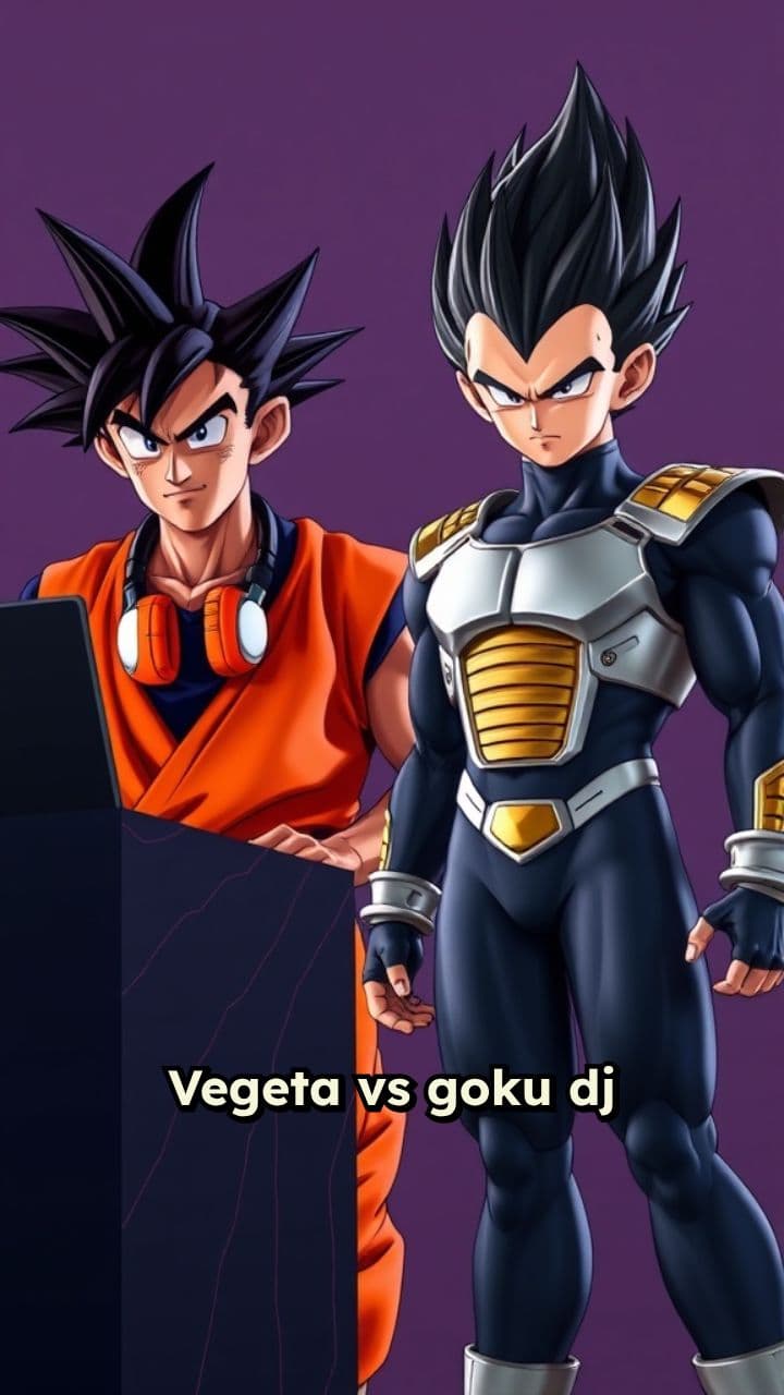 Vegeta vs Goku DJ Battle