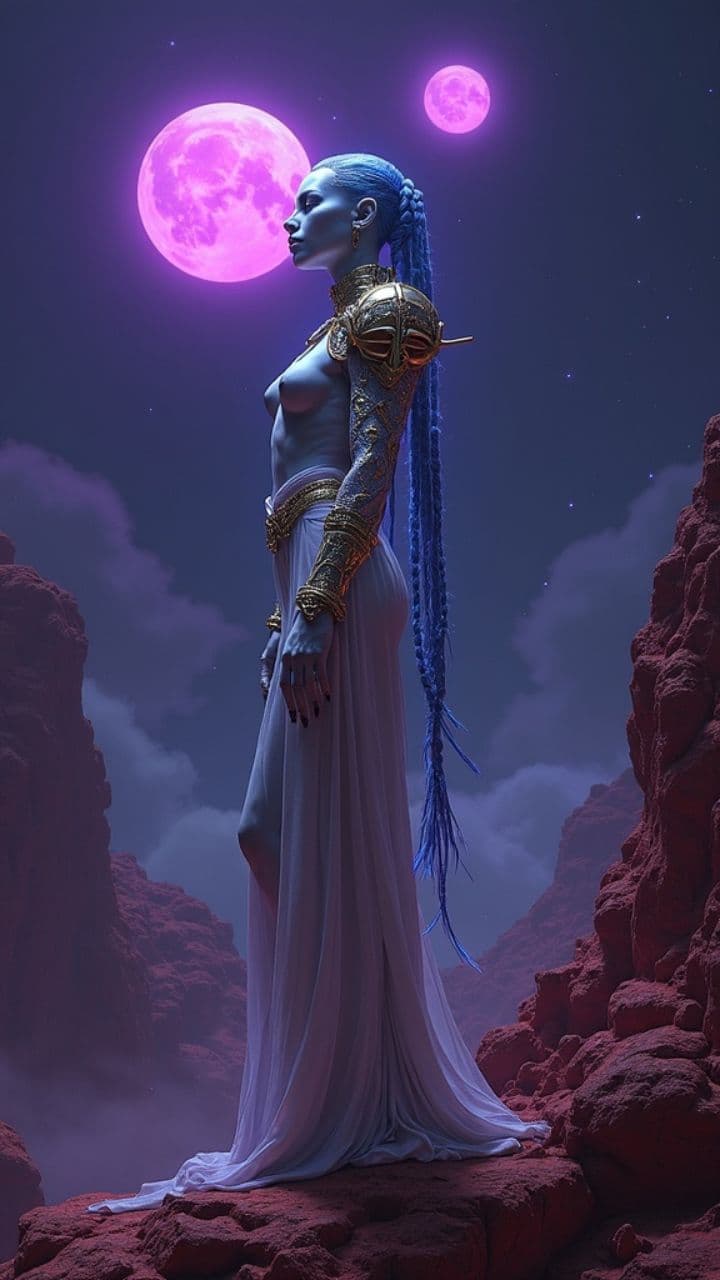 Celestial Warrior of the Twin Moons