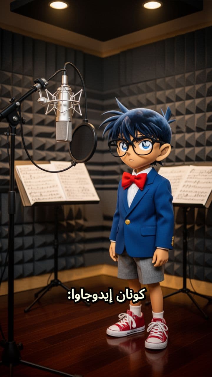 صوت كونان بصوت آمال سعد الدين