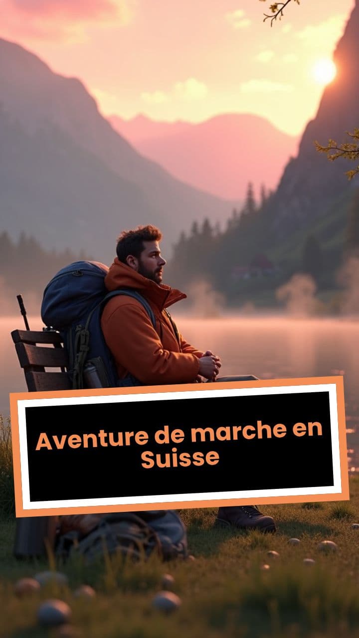 Aventure de marche en Suisse