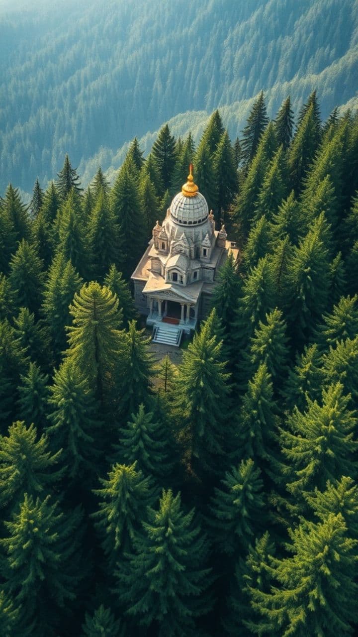 Majestic Chintpurni Mata Temple at Dawn