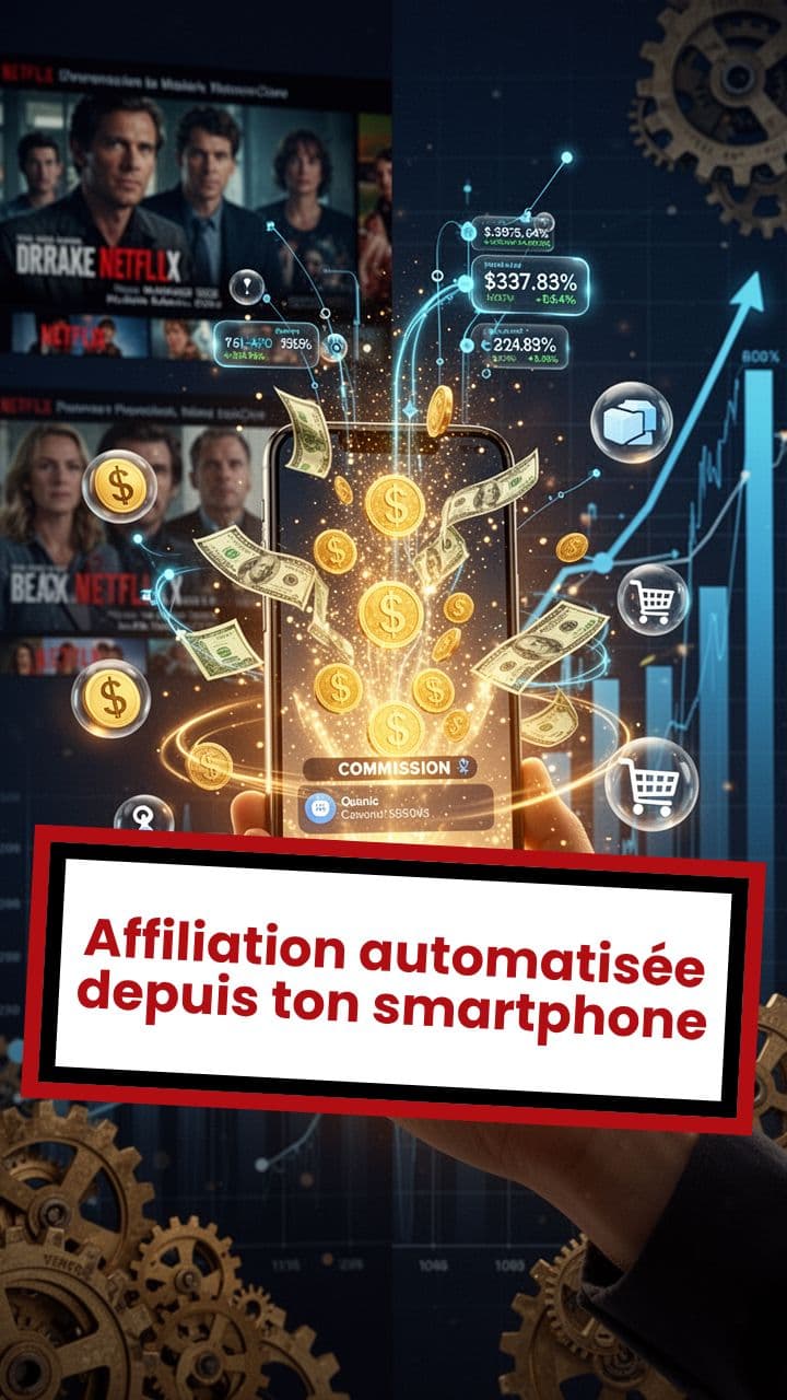 Affiliation automatisée depuis ton smartphone