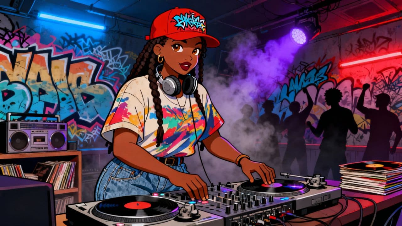 DJ Pretty Mama in the Club