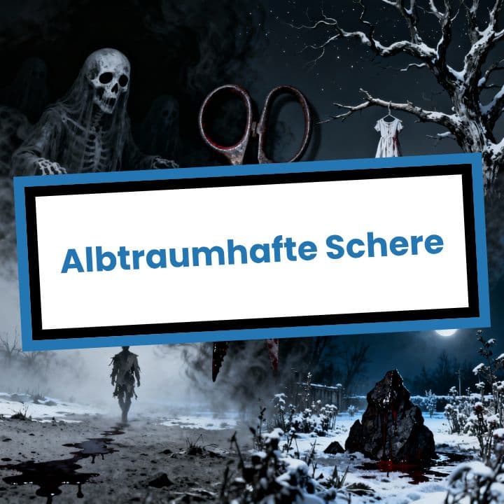 Albtraumhafte Schere