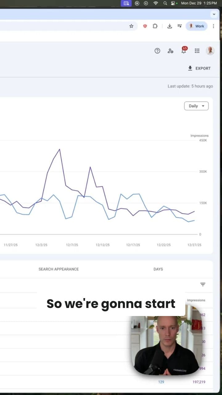 Extracting Commercial Keywords with Google Search Console