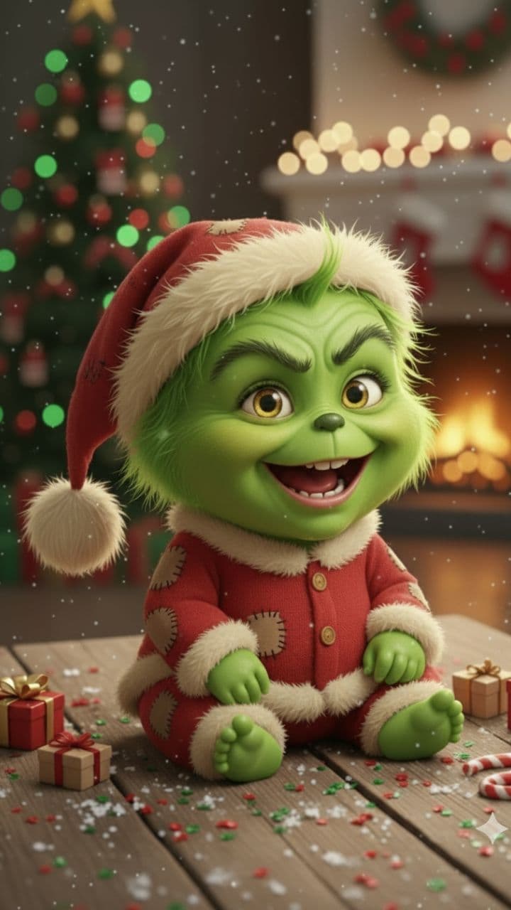 The Baby Grinch's First Christmas
