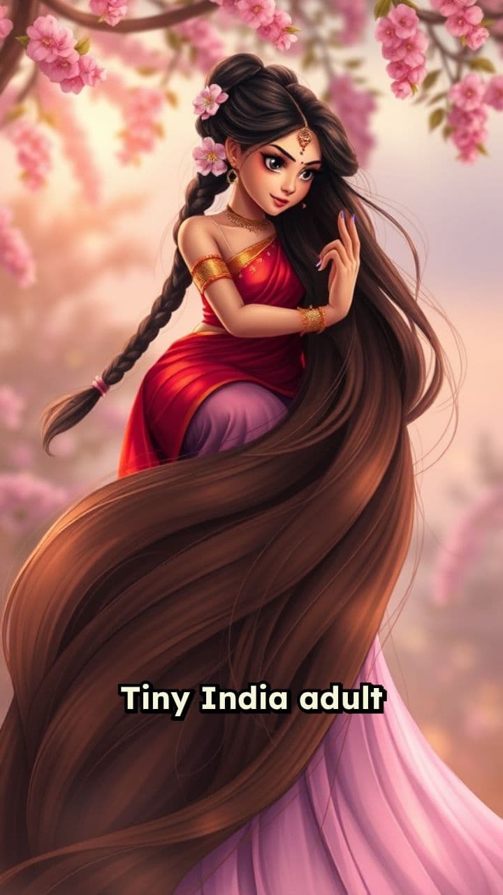 Dancer on Princess's Hair