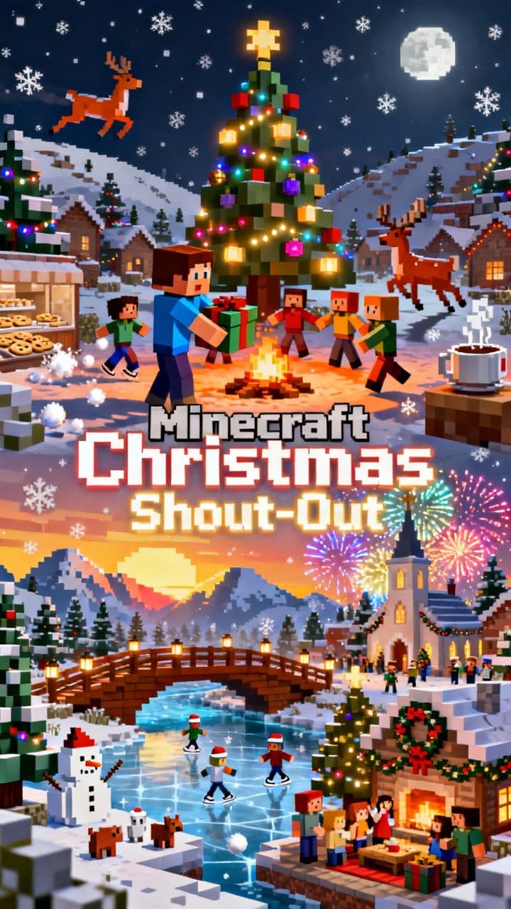 Minecraft Christmas Shout-Out