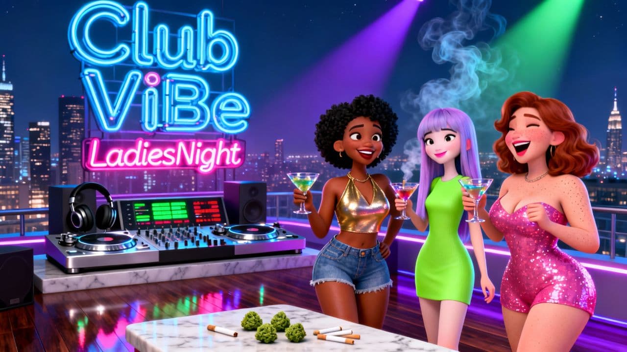Club ViBe Ladies Night Scene