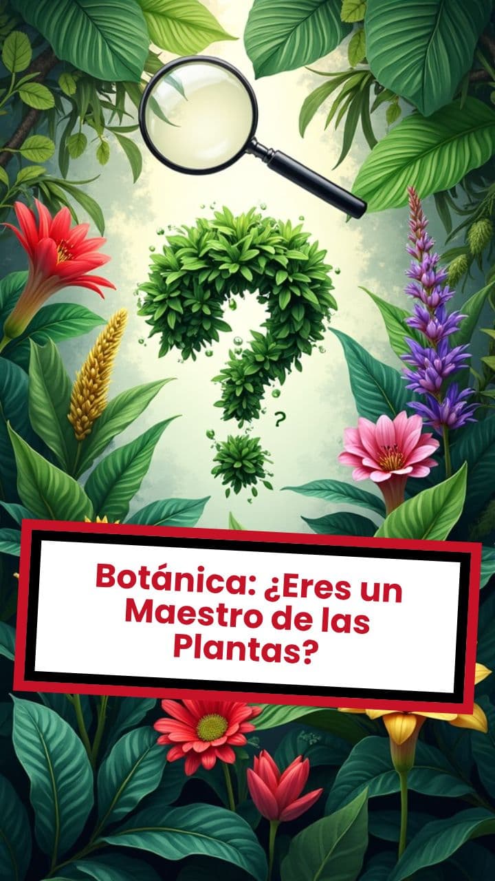 Botánica: ¿Eres un Maestro de las Plantas?